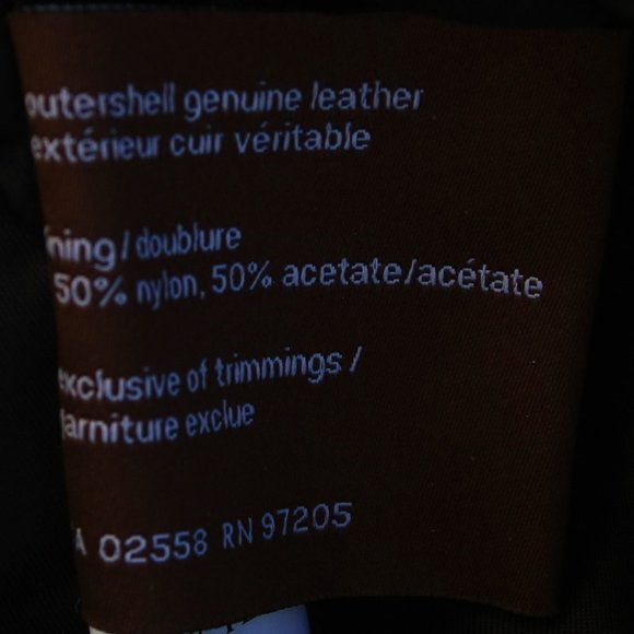 Danier Leather Skirt with Steel Zipper Details Women's Size 10 - Picture 6 of 6